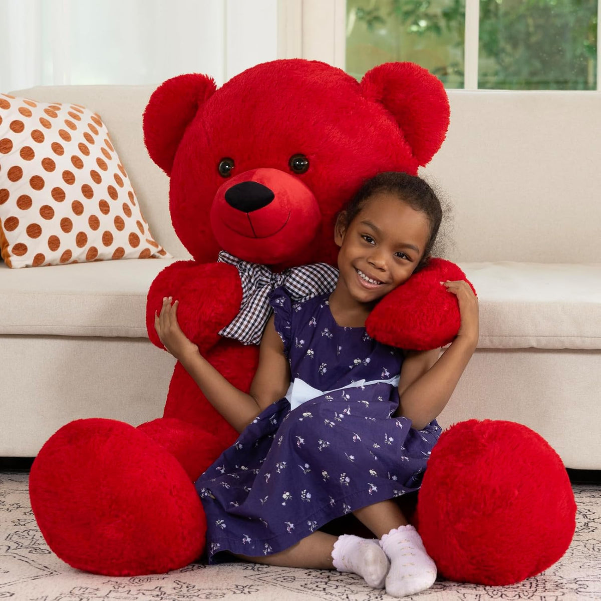 MaoGoLan Oso de Peluche Grande de 55 Pulgadas, Oso de Peluche de Ta...