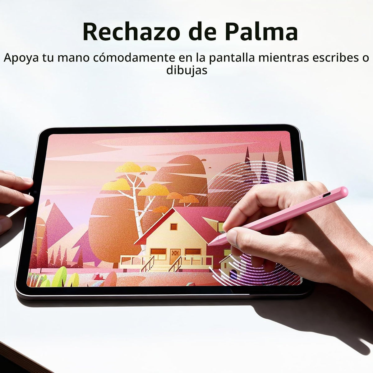 Lápiz óptico para iPad 6-11ª generación 2X carga rápida, rechazo de...