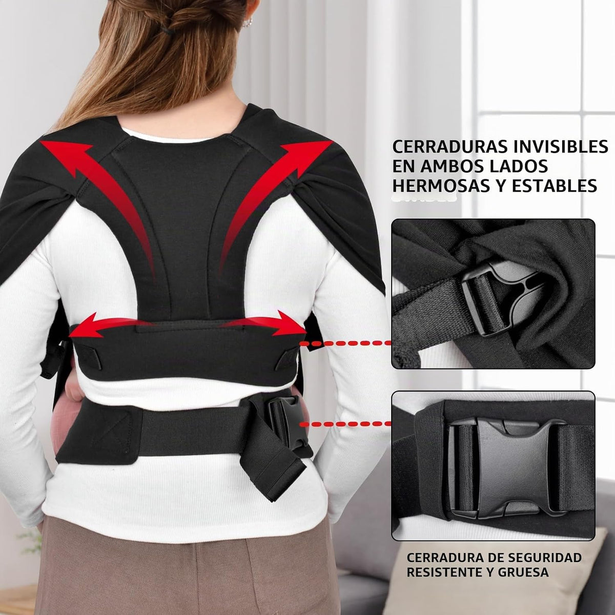 vrbabies Fular Portabebés Bandolera, Portabebés para Recién Nacidos...