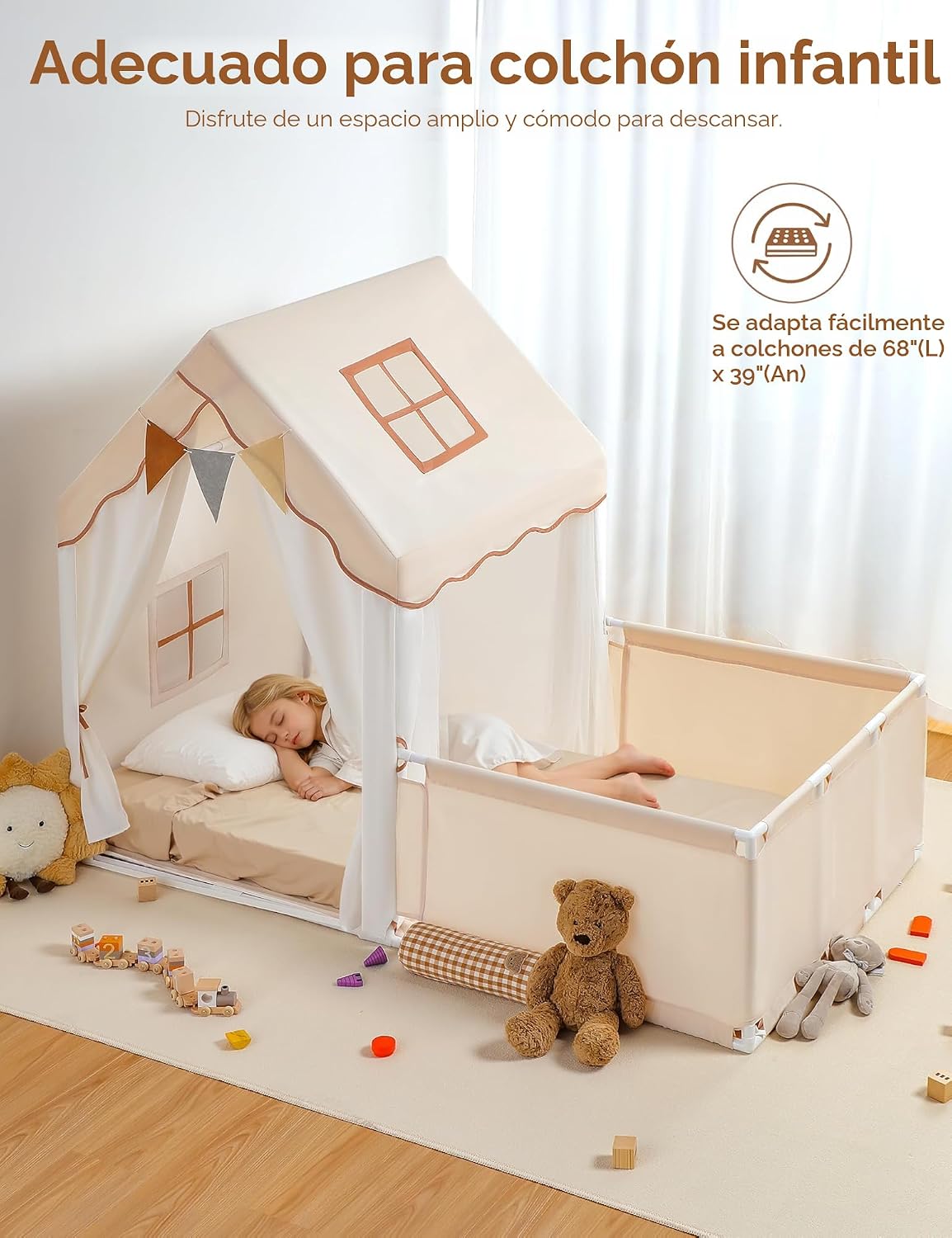 besrey Tienda de campaña para niños con recinto, tienda de campaña...