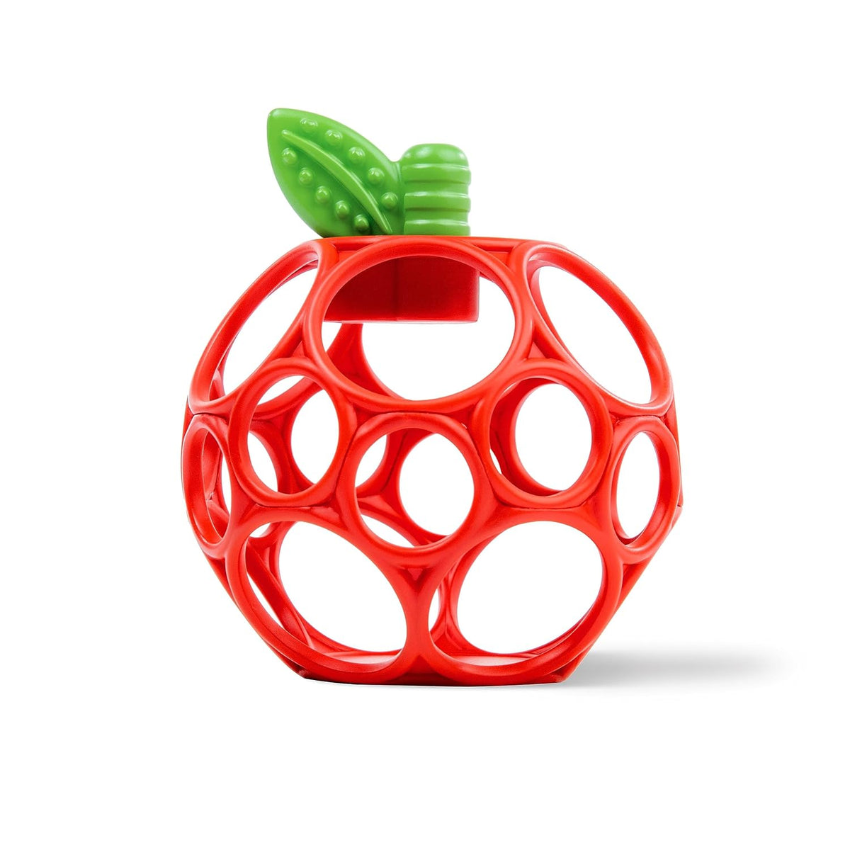 Bright Starts Oball Easy Grasp - Juguete mordedor de manzana roja,...