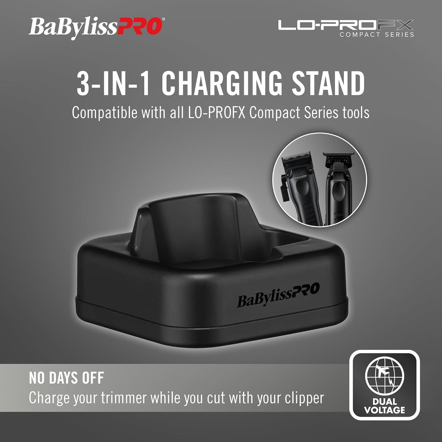 BaBylissPRO Recortadoras LO-PROFX compactas de alto rendimiento par...