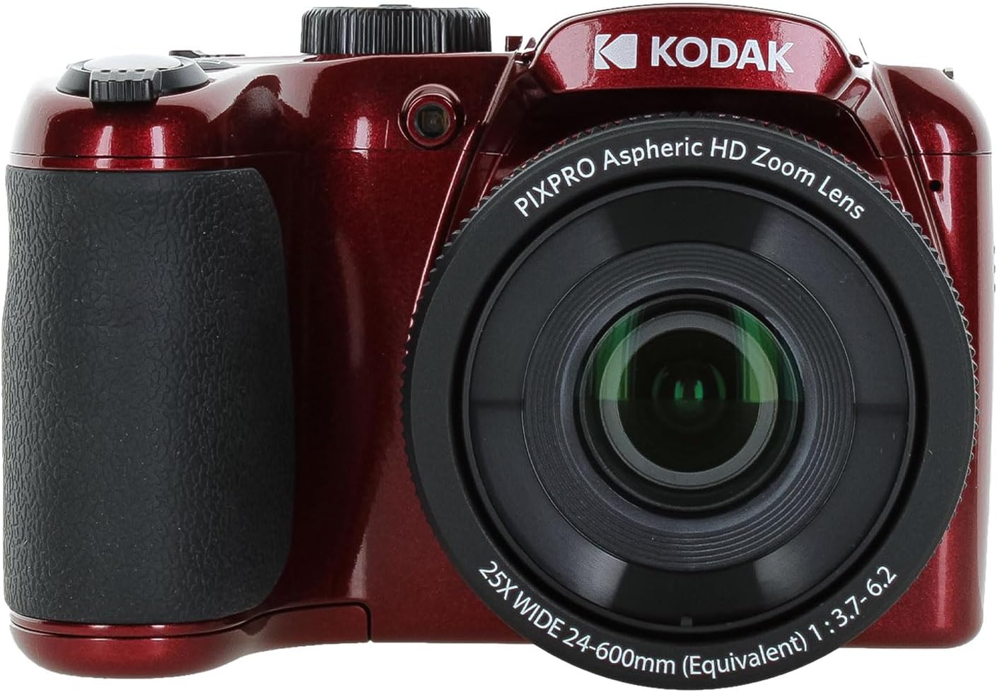 Kodak Pixpro AZ255 Cámara digital en rojo (AZ255RD) El paquete incl...