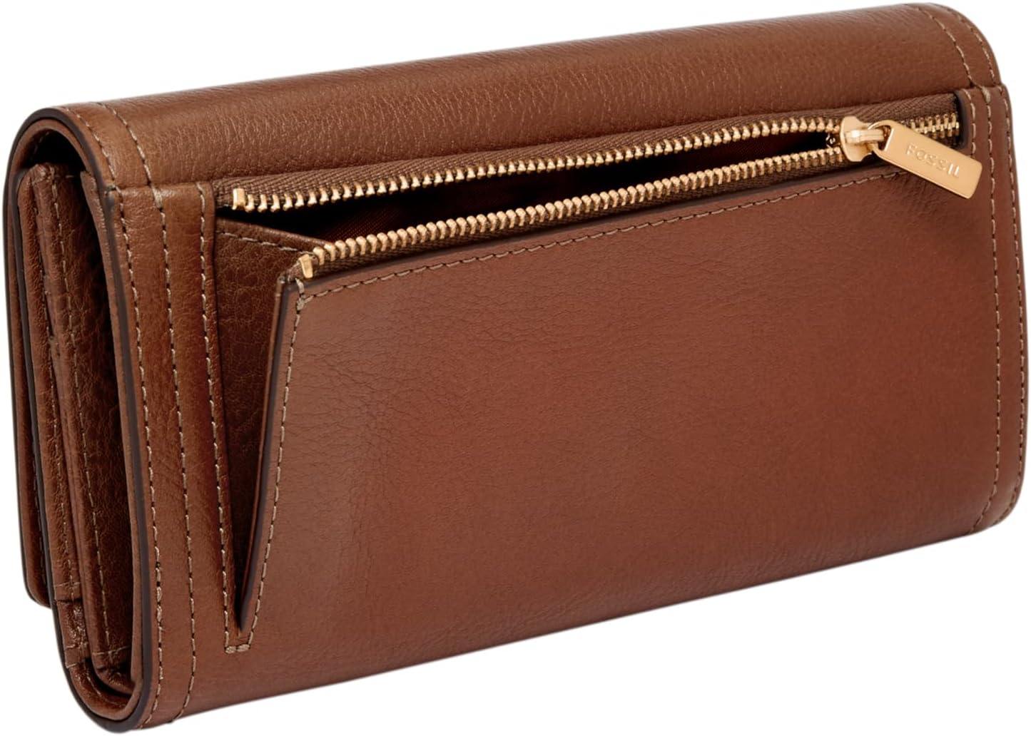 Fossil Cartera Logan de piel con bloqueo RFID para mujer