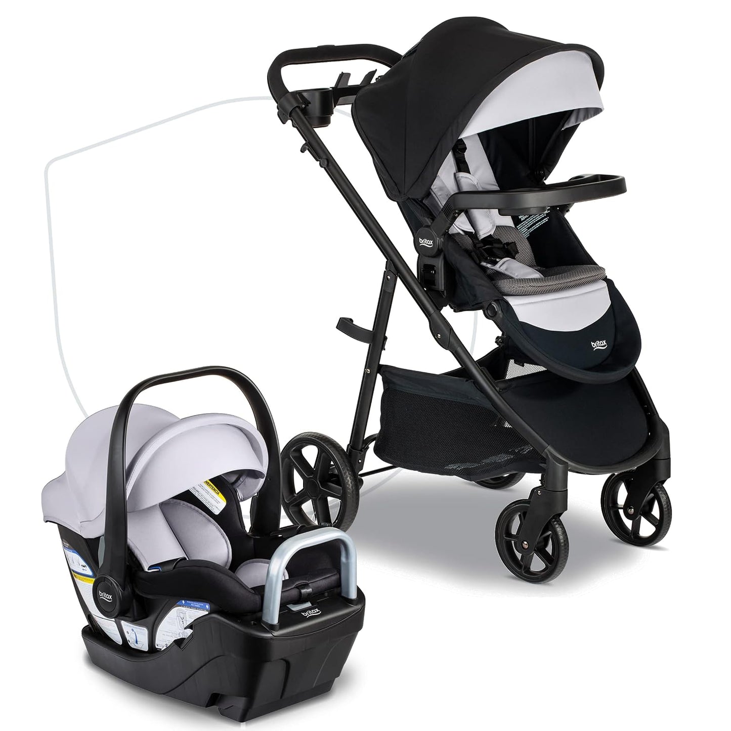 Britax Willow Brook S+ Sistema de viaje para bebé, combinación de s...