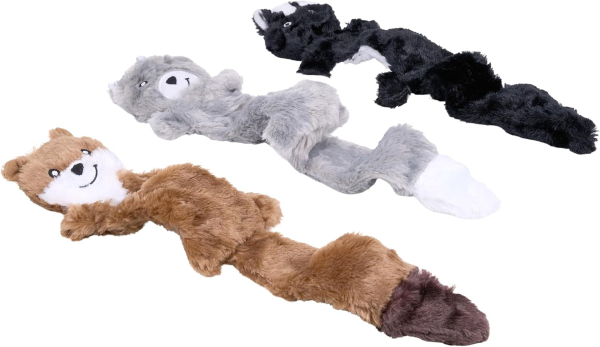 ZippyPaws Skinny Peltz - Paquete de juguetes para perros sin rellen...