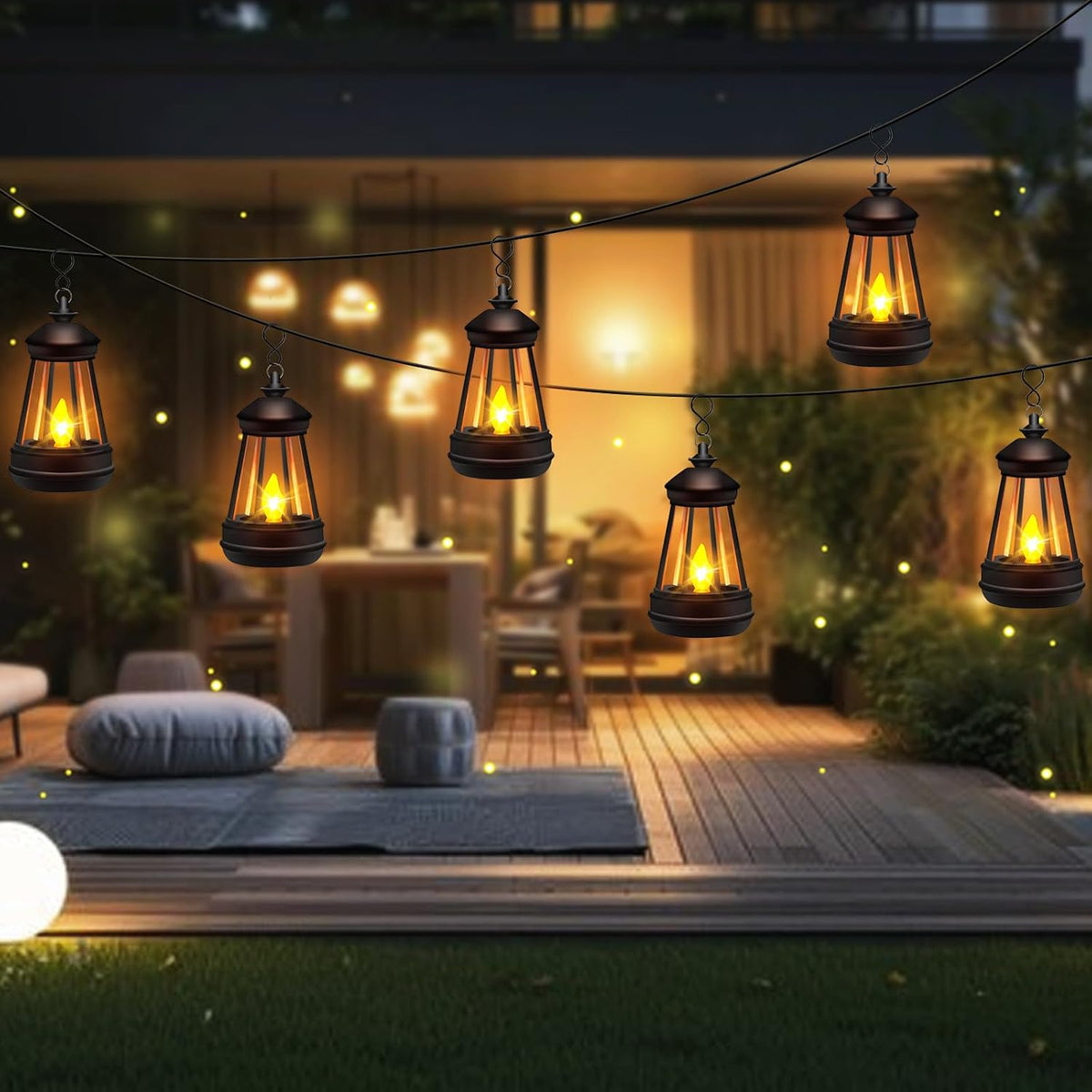 Mini faroles solares de repuesto para estatuas al aire libre, reemp...