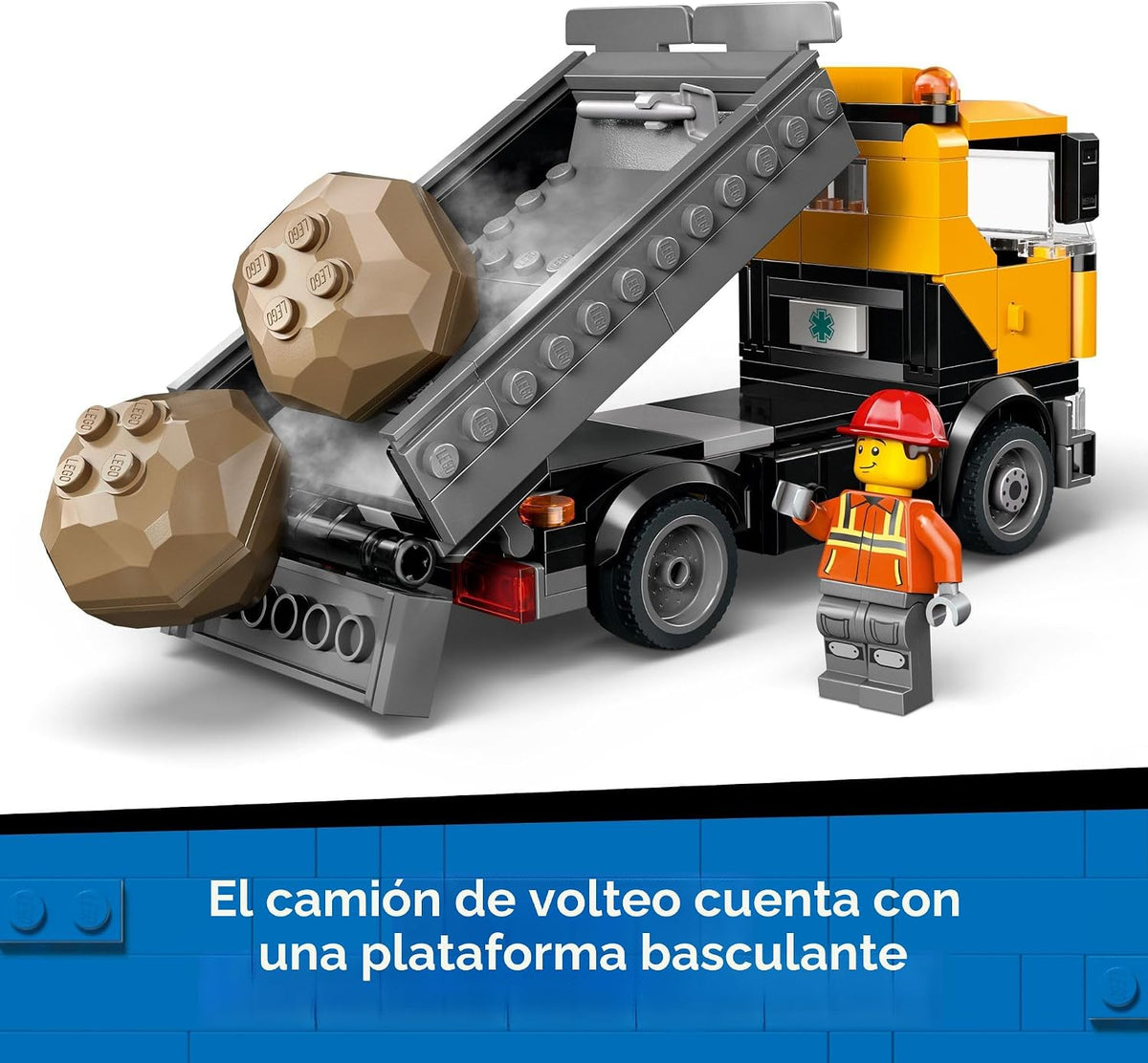 LEGO City 60467 - Camión de remolque de recuperación resistente con...