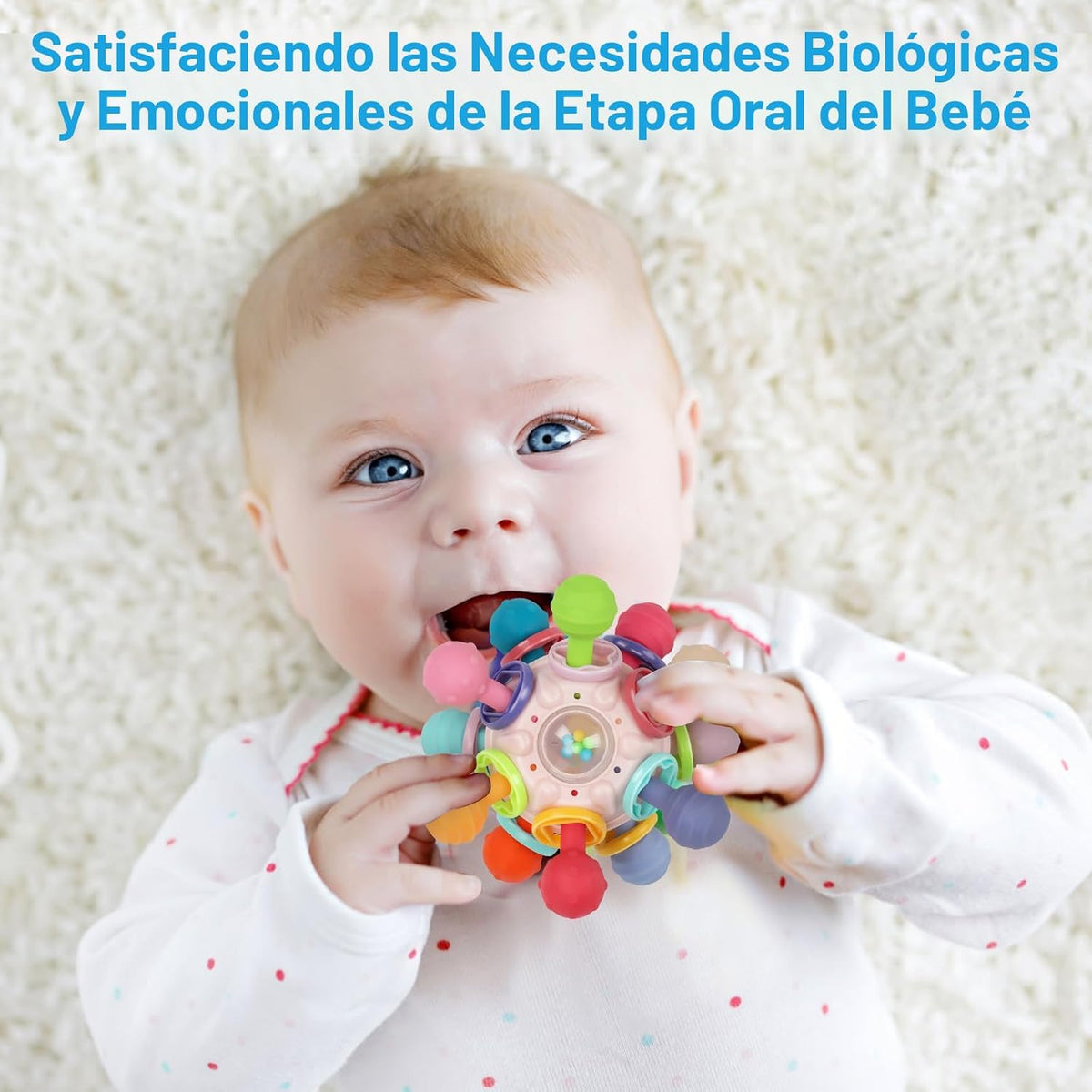 TOHIBEE - Juguete sensorial Montessori de dentición para bebés, de...