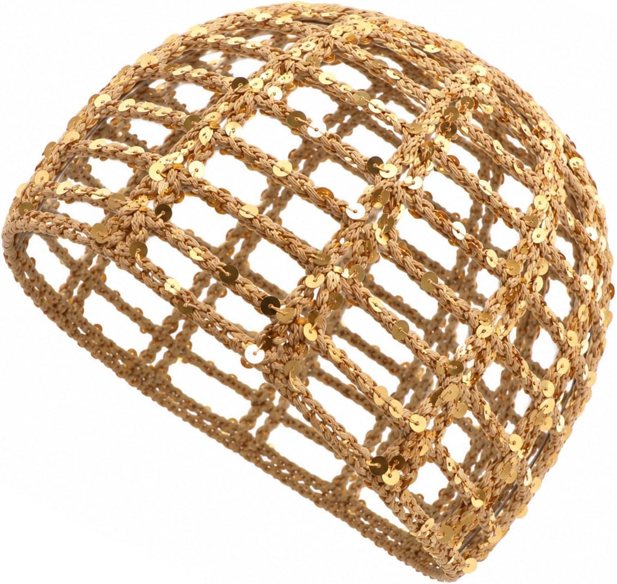 Ymapinc Gorro de ganchillo para mujer, gorro de lentejuelas de mall...