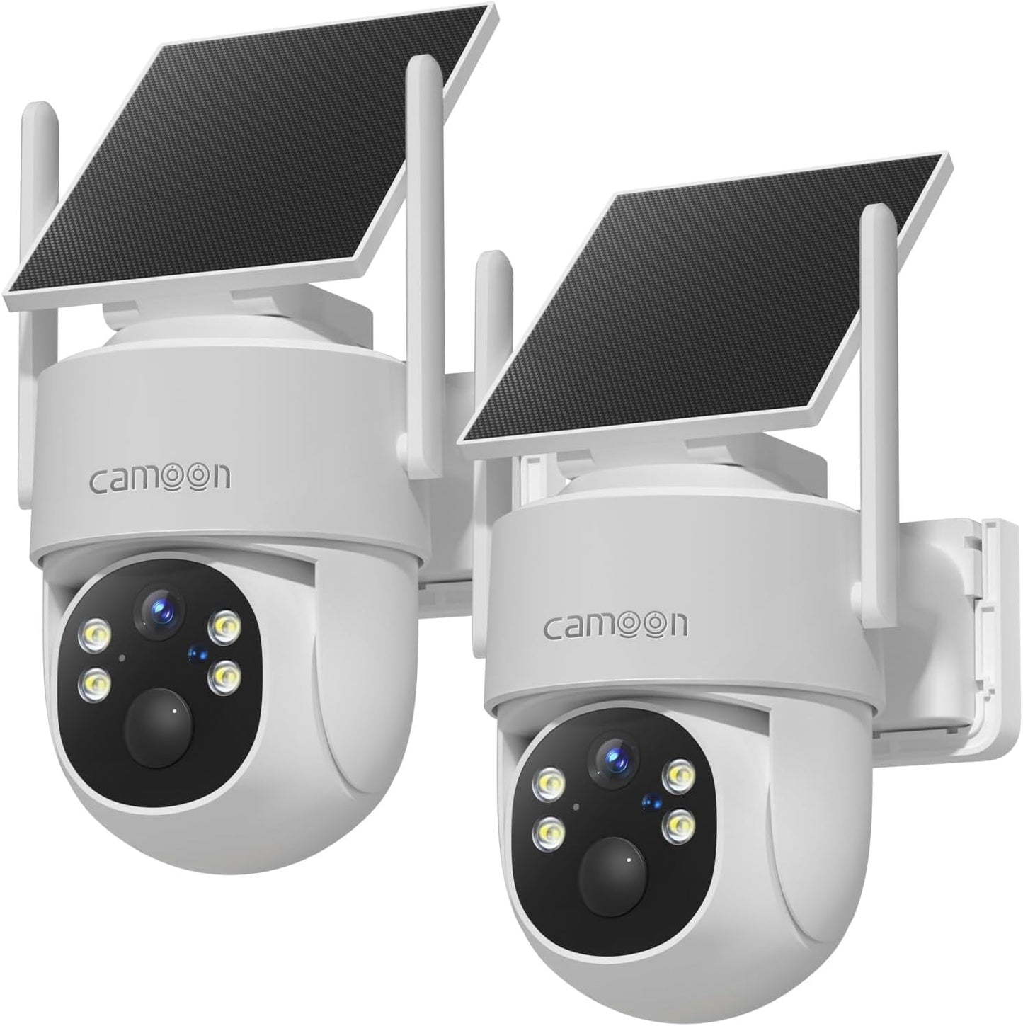 Cámaras de seguridad solar 2K inalámbricas para exteriores, cámaras...