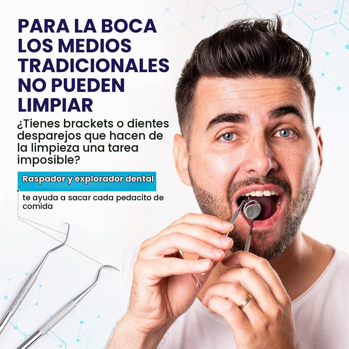 Dental Duty Herramientas Dentales, Raspador Dental para Herramienta...