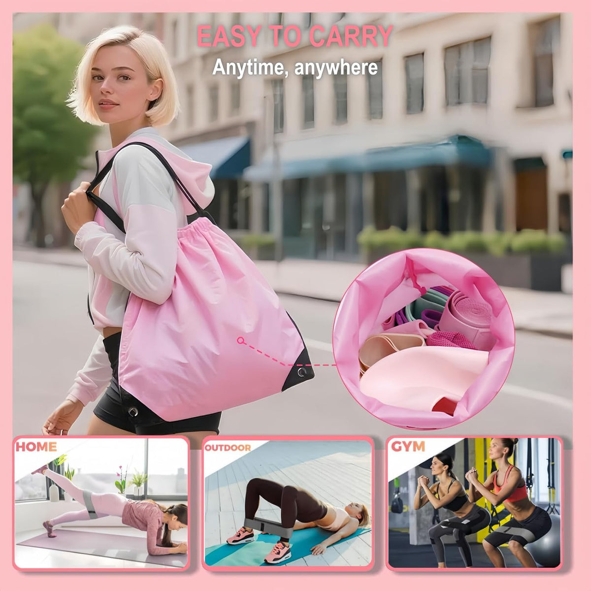 Nuplot Kit esencial de yoga y pilates para mujer, kit de pilates Be...