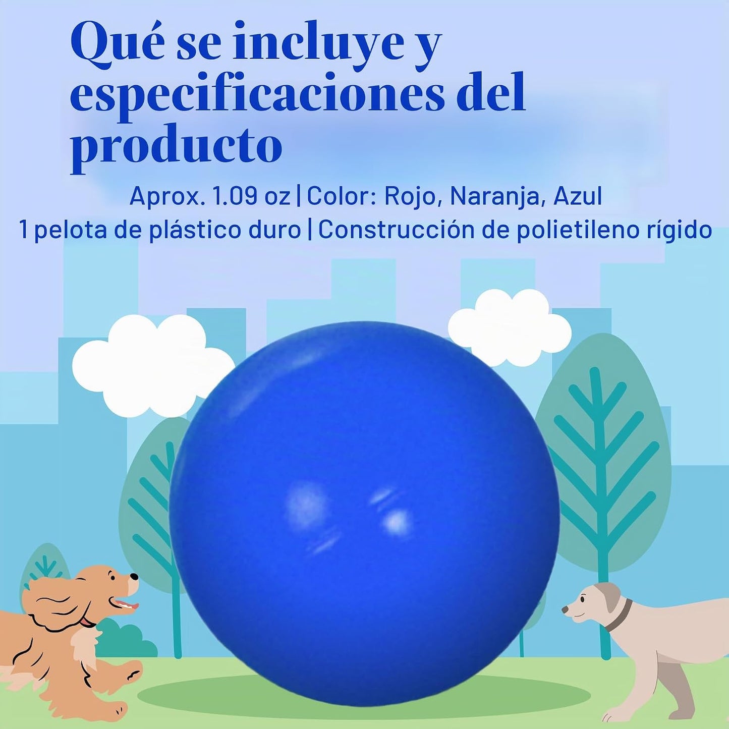 Prácticamente indestructible (duro), mejores pelota para perros