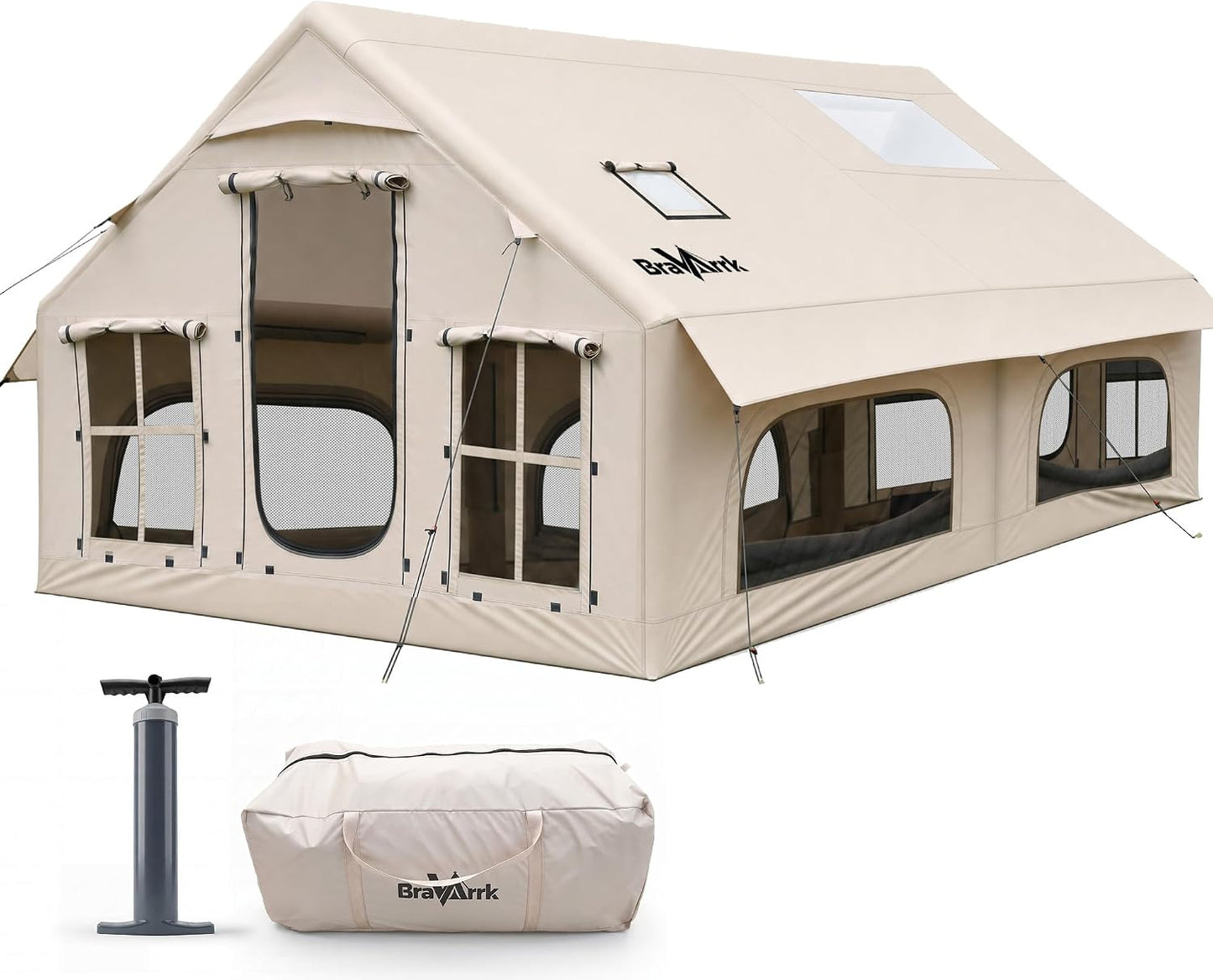 Tienda inflable para acampar de 8 a 12 personas, tienda de campaña...