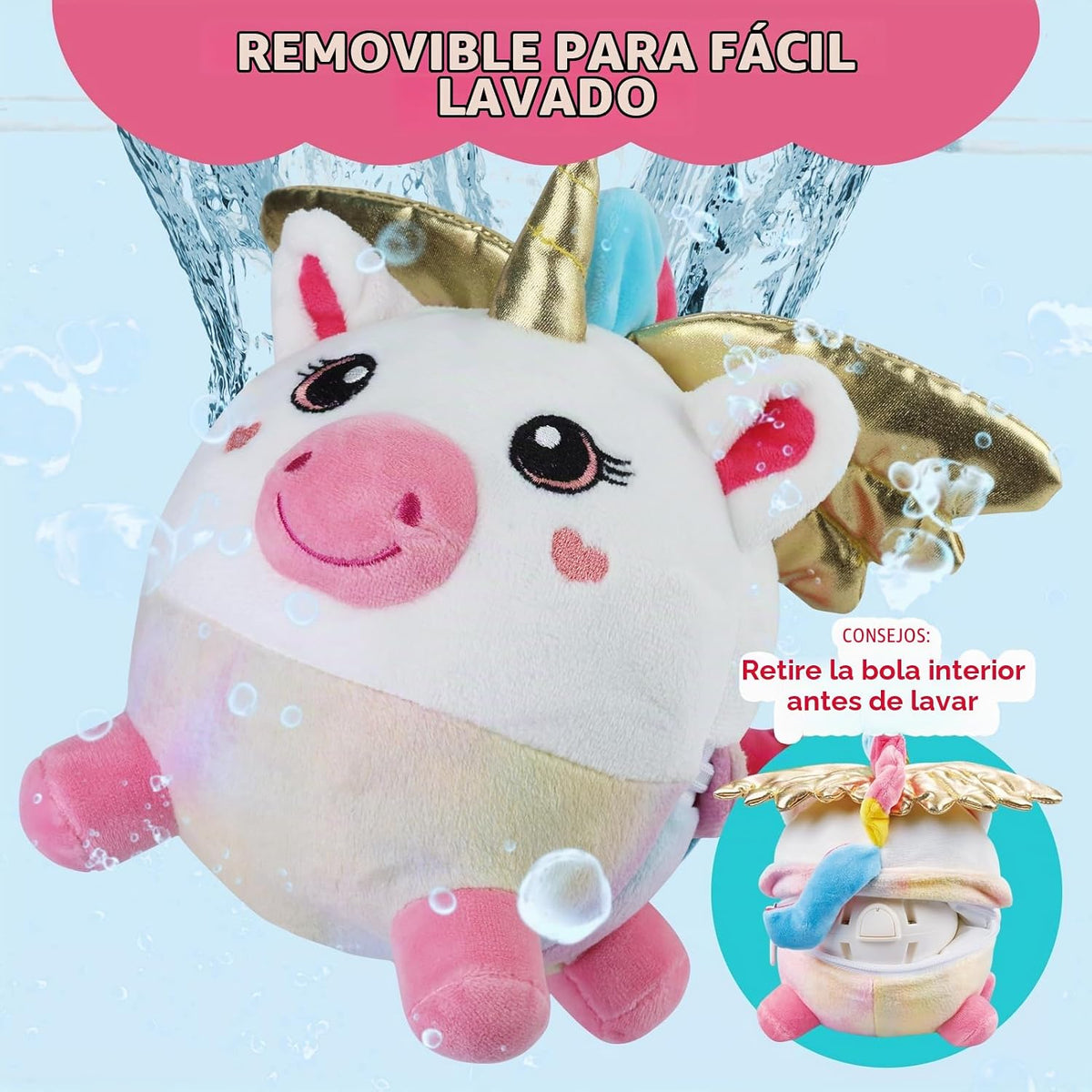 CuteZone Juguetes para bebés de 6 a 12 meses - Juguete musical de u...