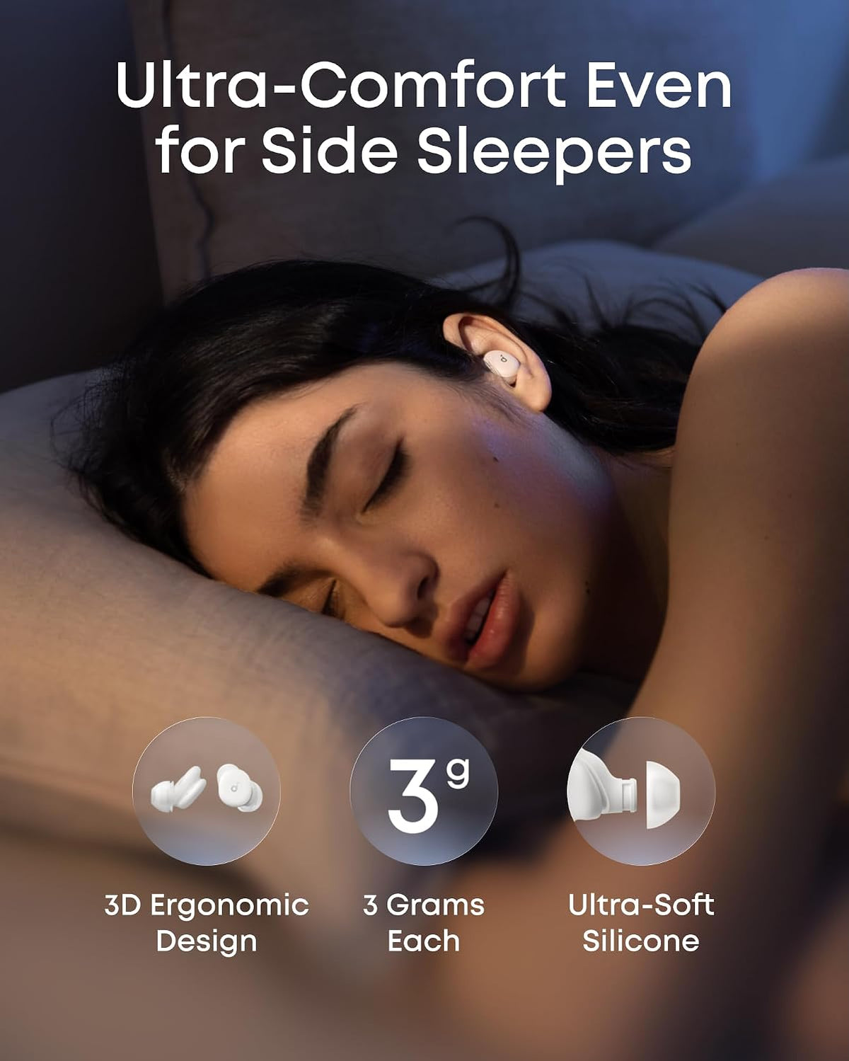 soundcore Sleep A30 by Anker - Auriculares para dormir, auriculares...