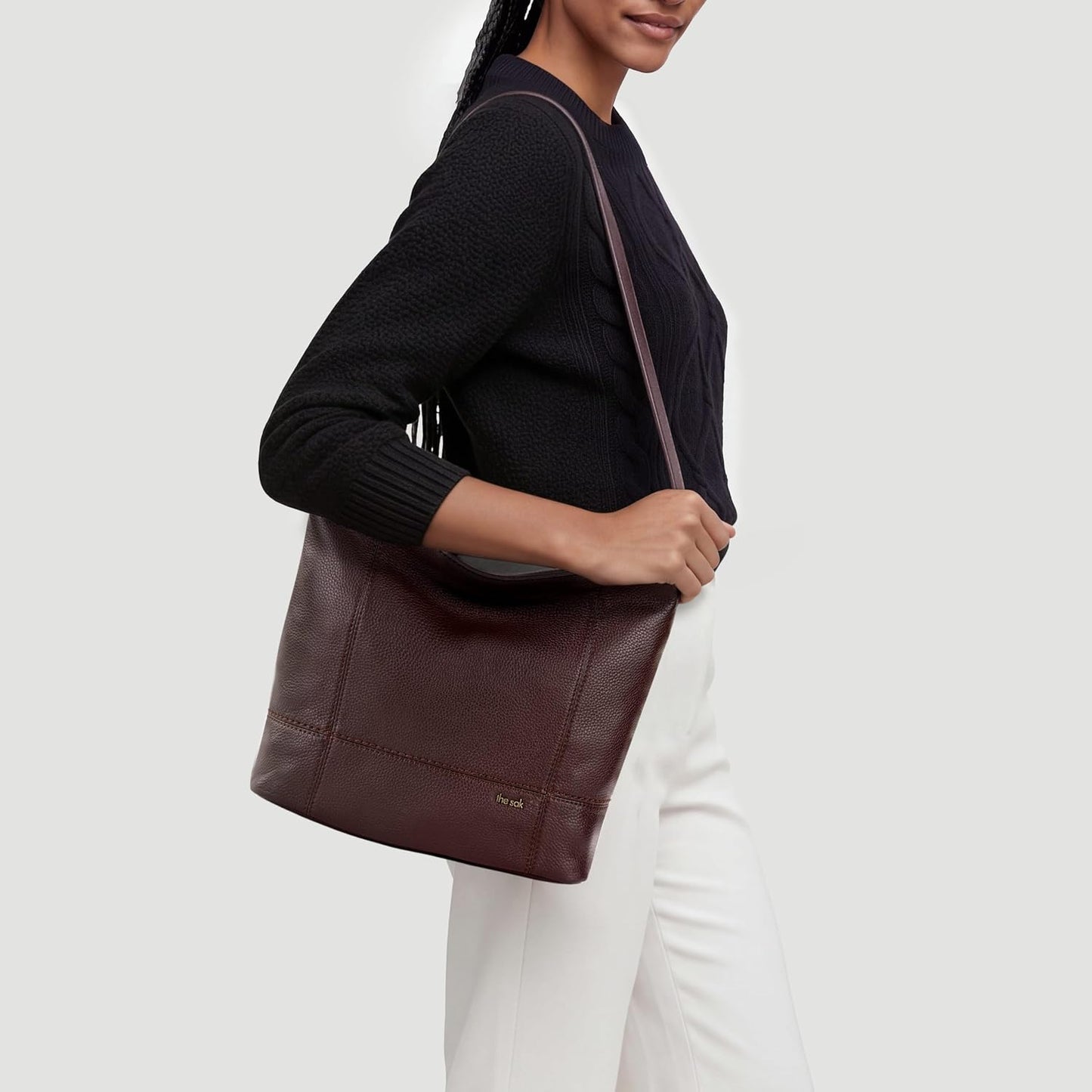 The Sak De Young Hobo Bag - Bolso de mano de cuero de primera calid...