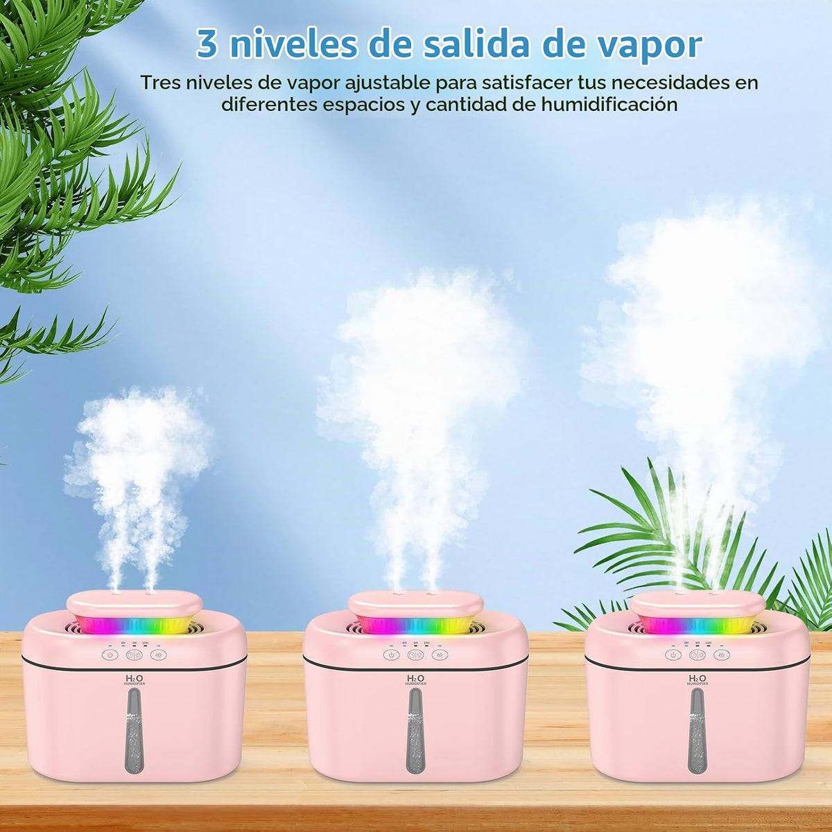 SZO Humidificador de plantas para interiores, humidificadores de 2....