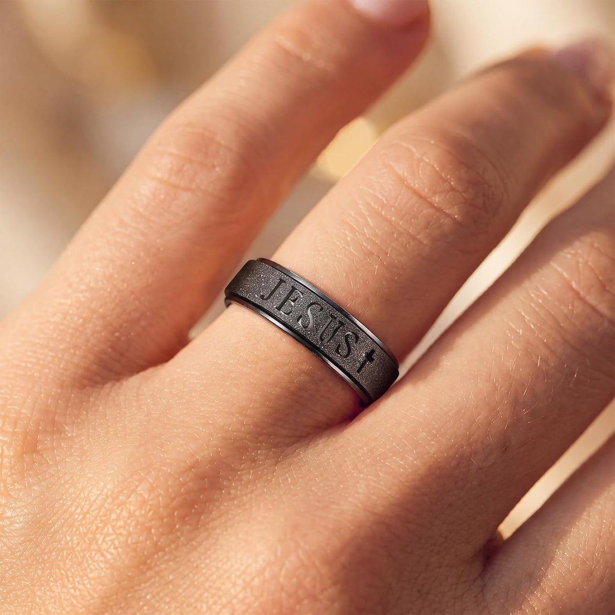 Anillo de ansiedad giratorio para mujeres: juguetes para jugar con...