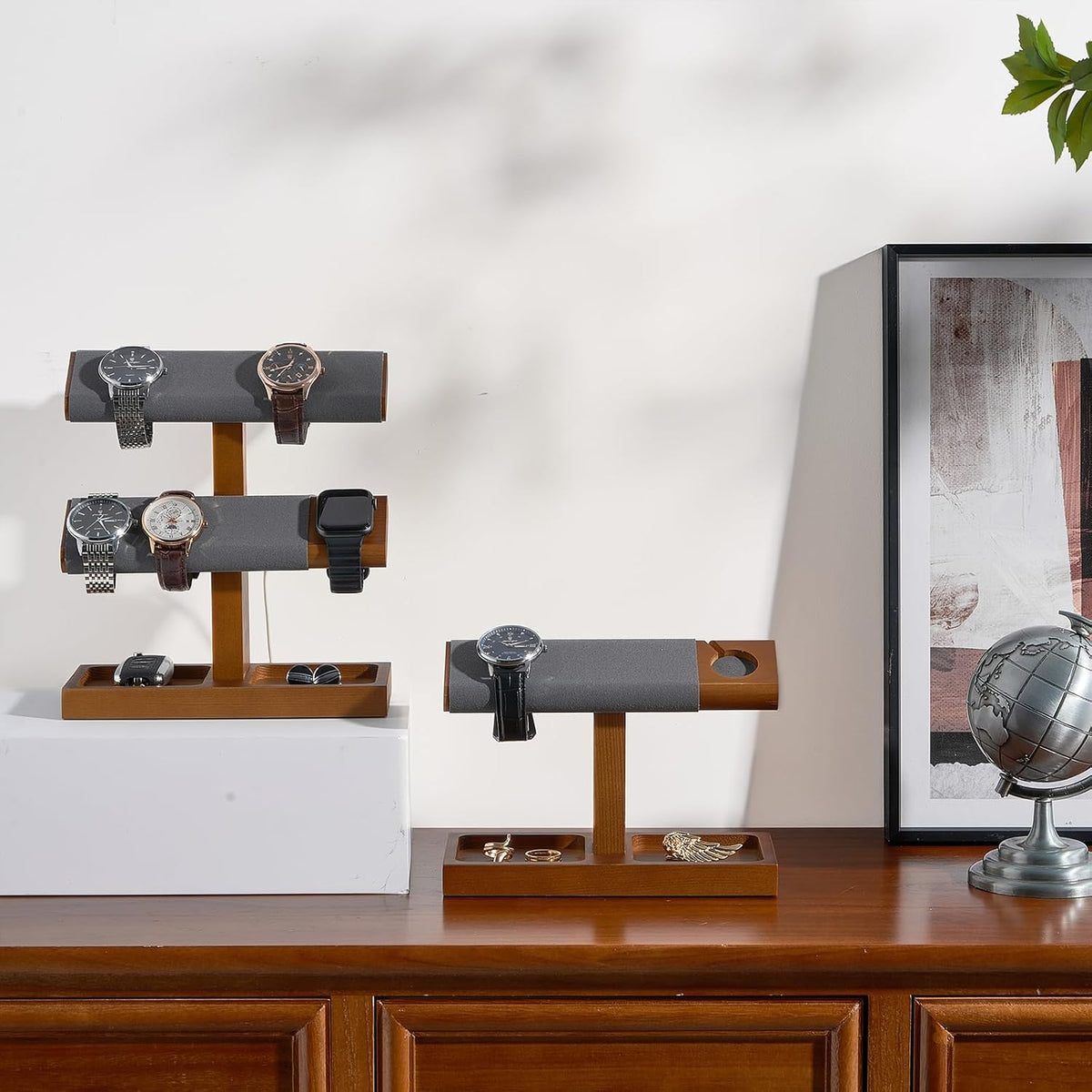 Soporte de exhibición de reloj de madera ProCase para hombres, torr...