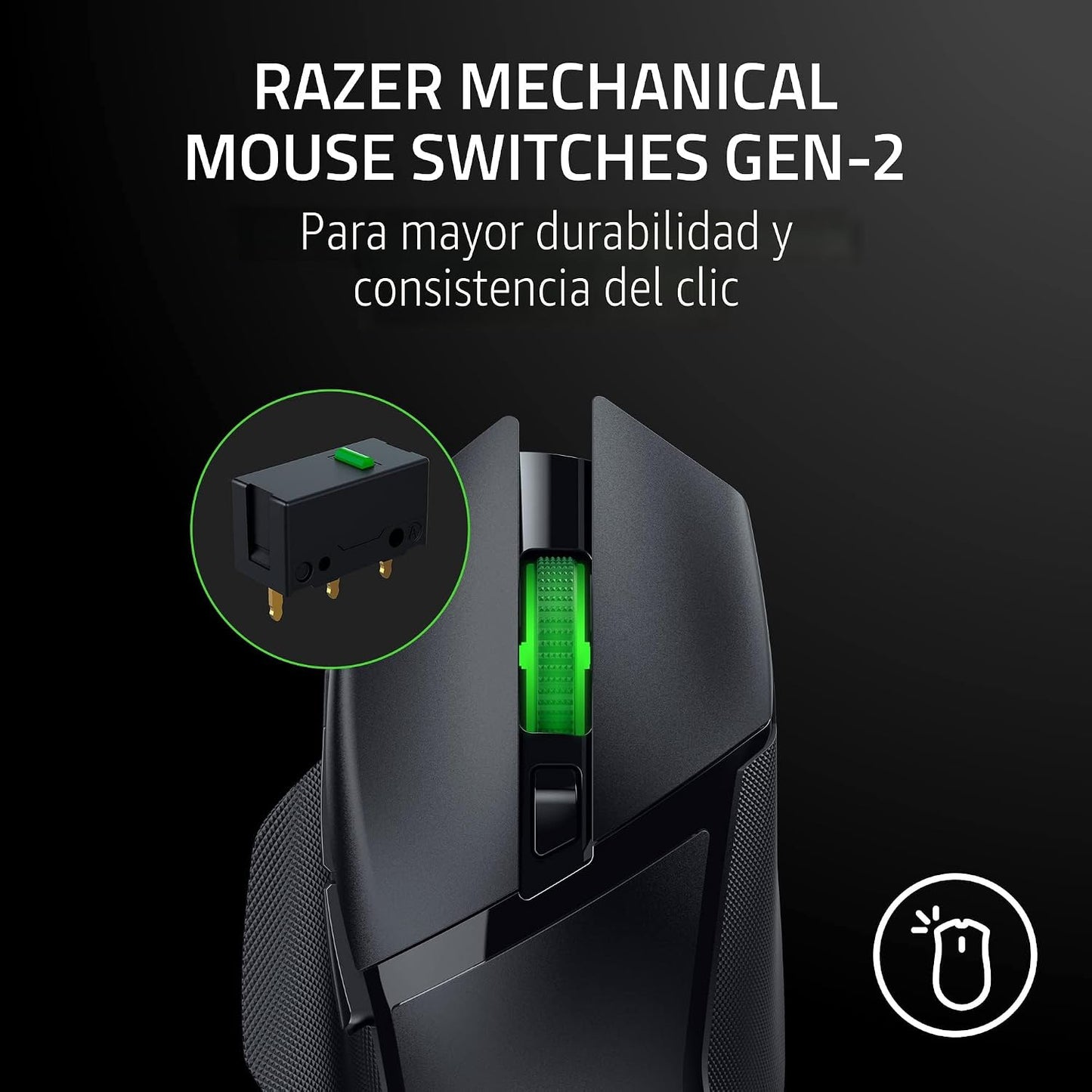 Razer Basilisk V3 X HyperSpeed - Ratón inalámbrico personalizable p...