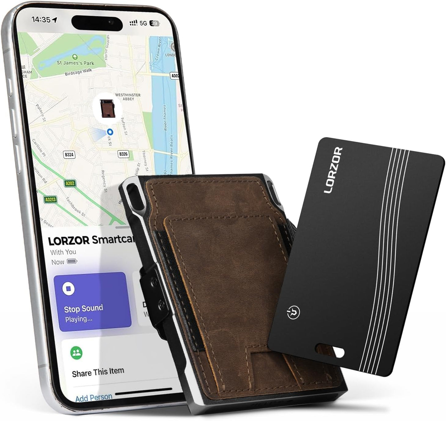 Cartera táctica delgada con juego de tarjetas de seguimiento (solo...
