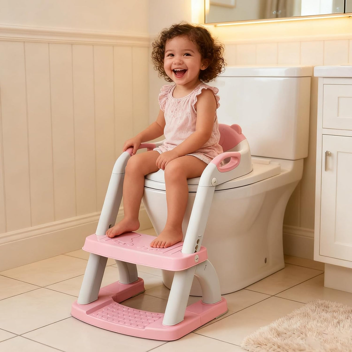 Inodoro de entrenamiento para ir al baño para niños pequeños, asien...