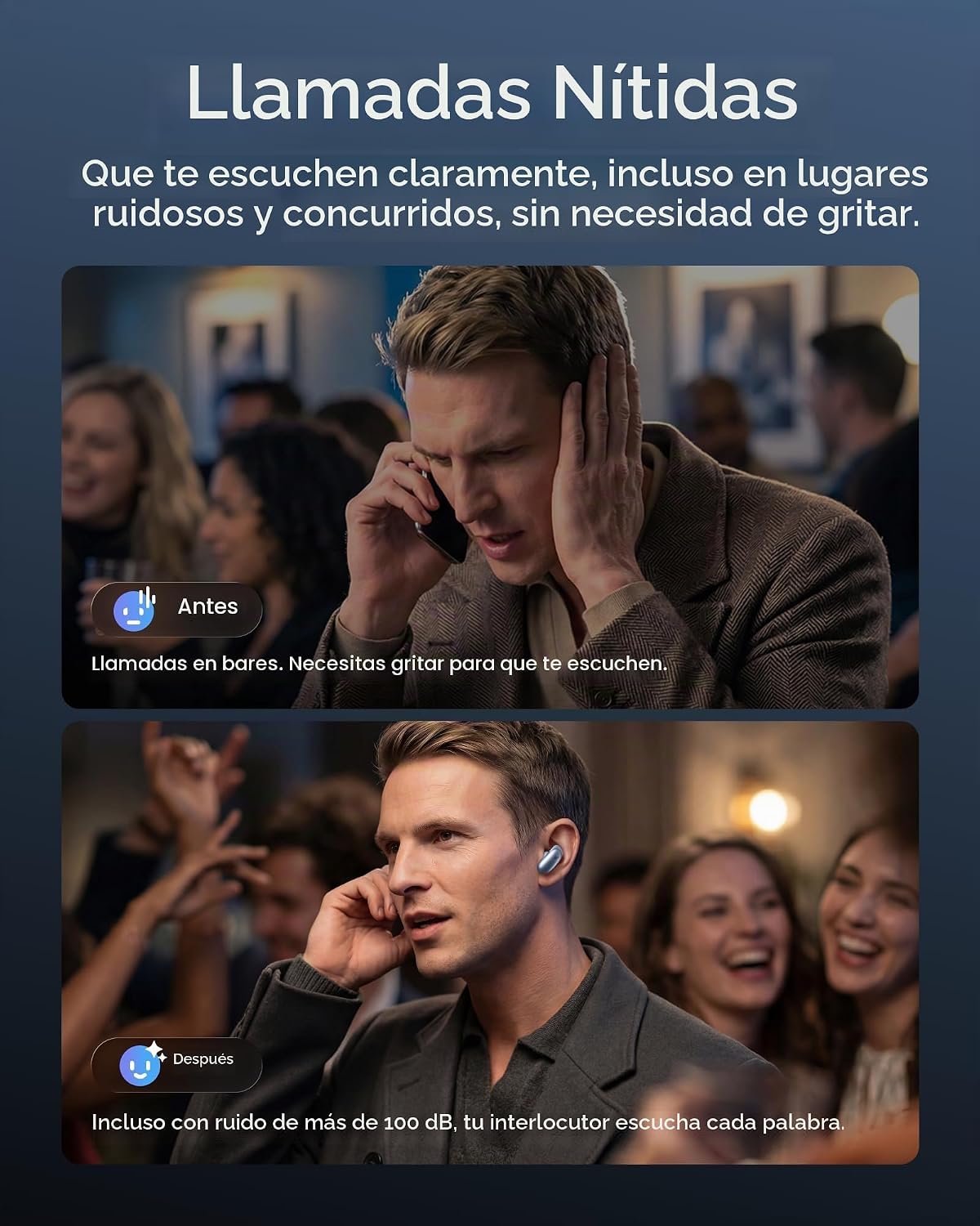 Soundcore Liberty 5 Pro,Calidad de llamada certificada por Guinness...
