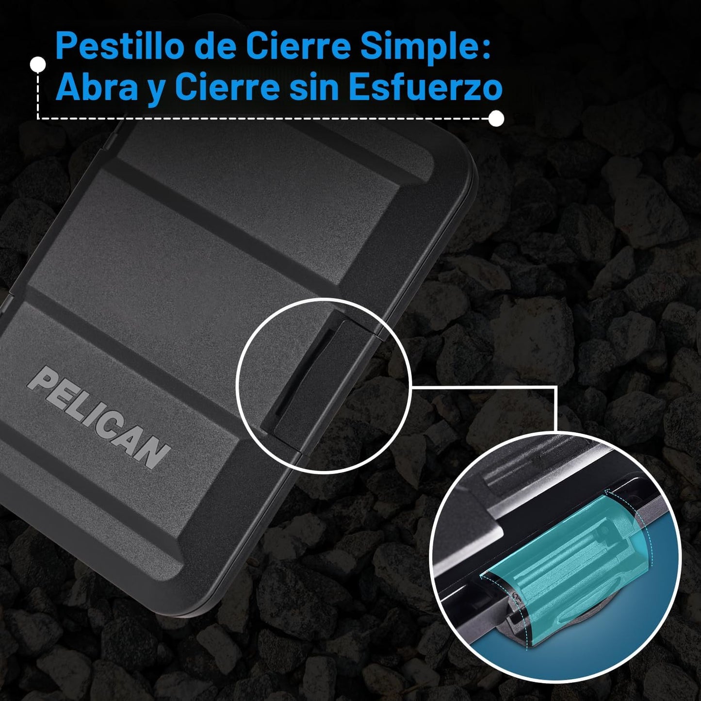 Pelican MagSafe Wallet para iPhone - Cartera magnética delgada para...
