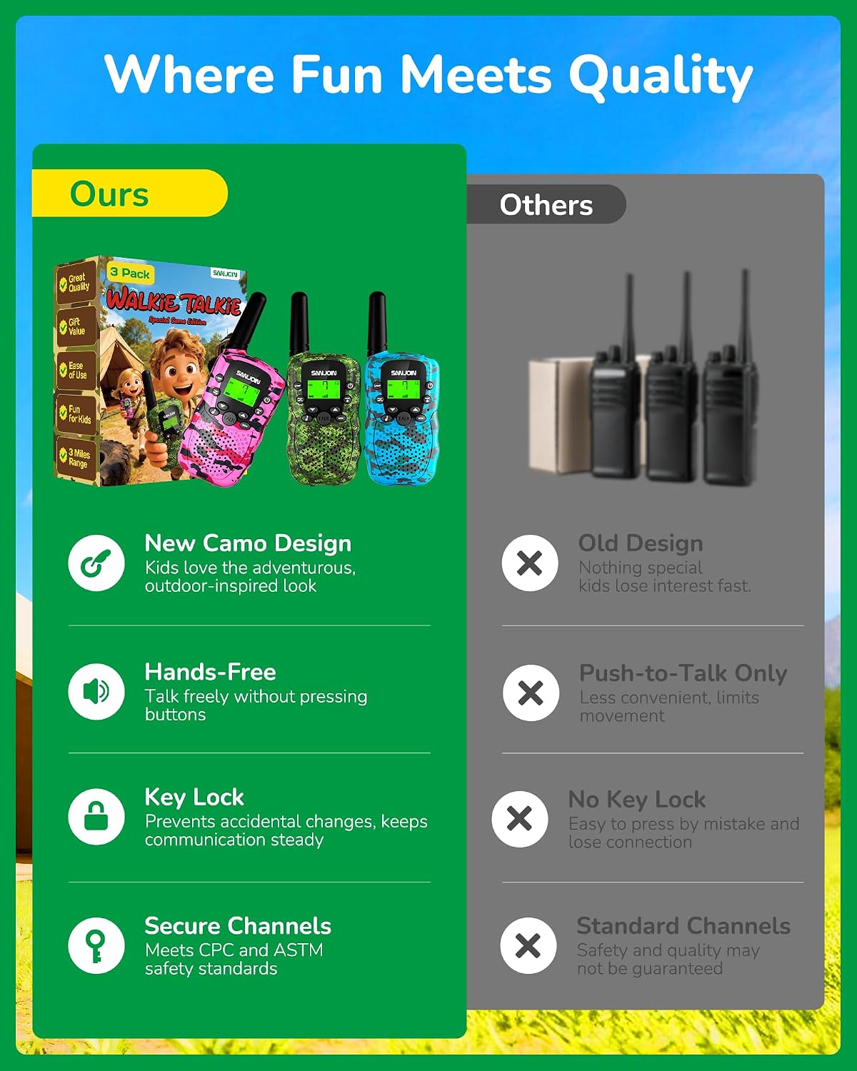 Walkie Talkies para Niños Rellenos de Media Juguetes para Niños y N...