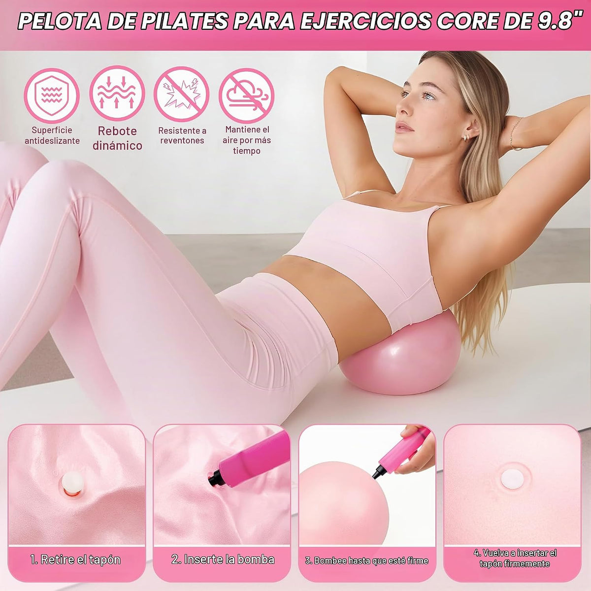 NANATI Kit de pilates, kit de entrenamiento de pilates en casa para...