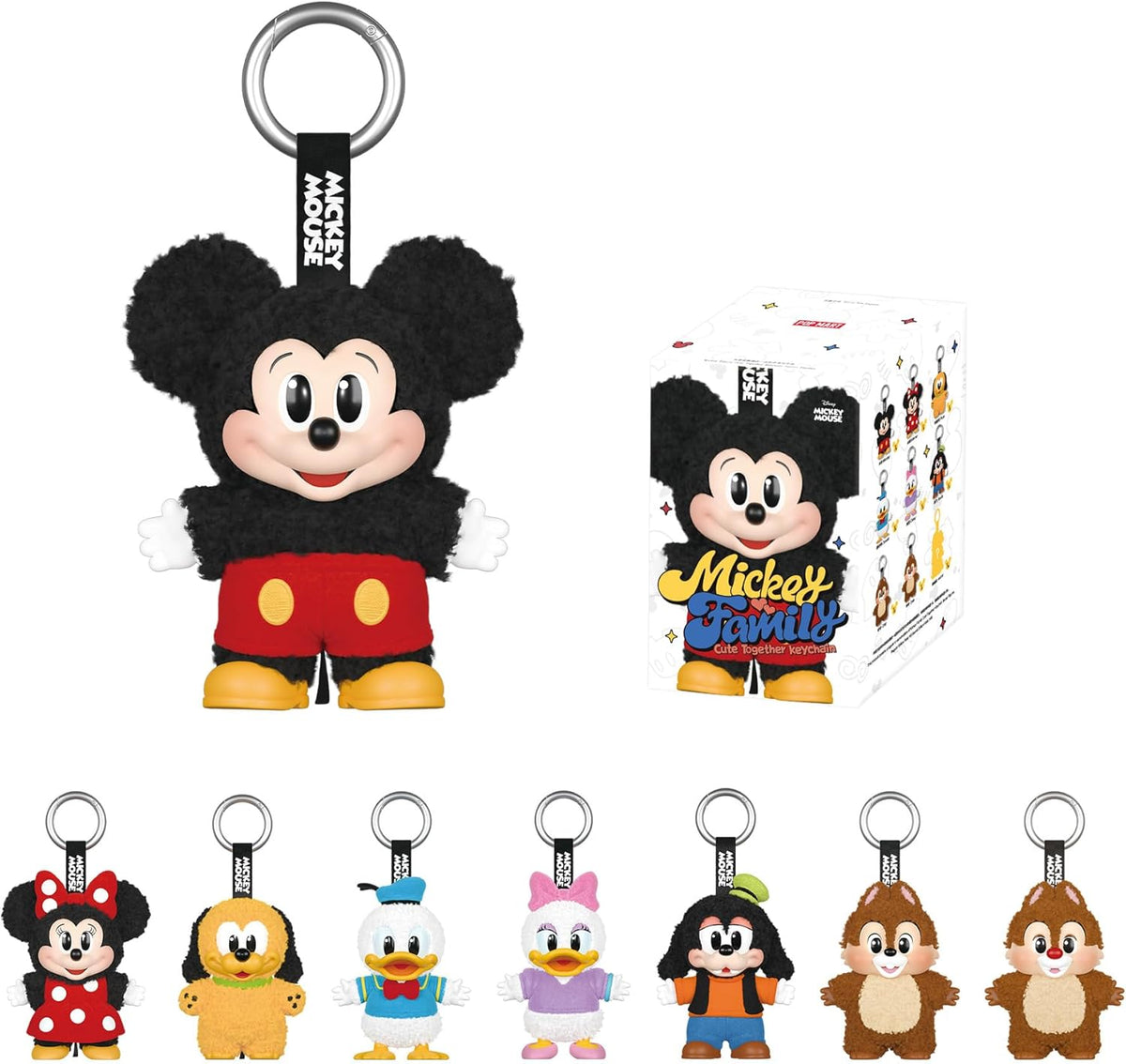 POP MART Mickey Family Cute Together Llavero Caja ciega, caja indiv...