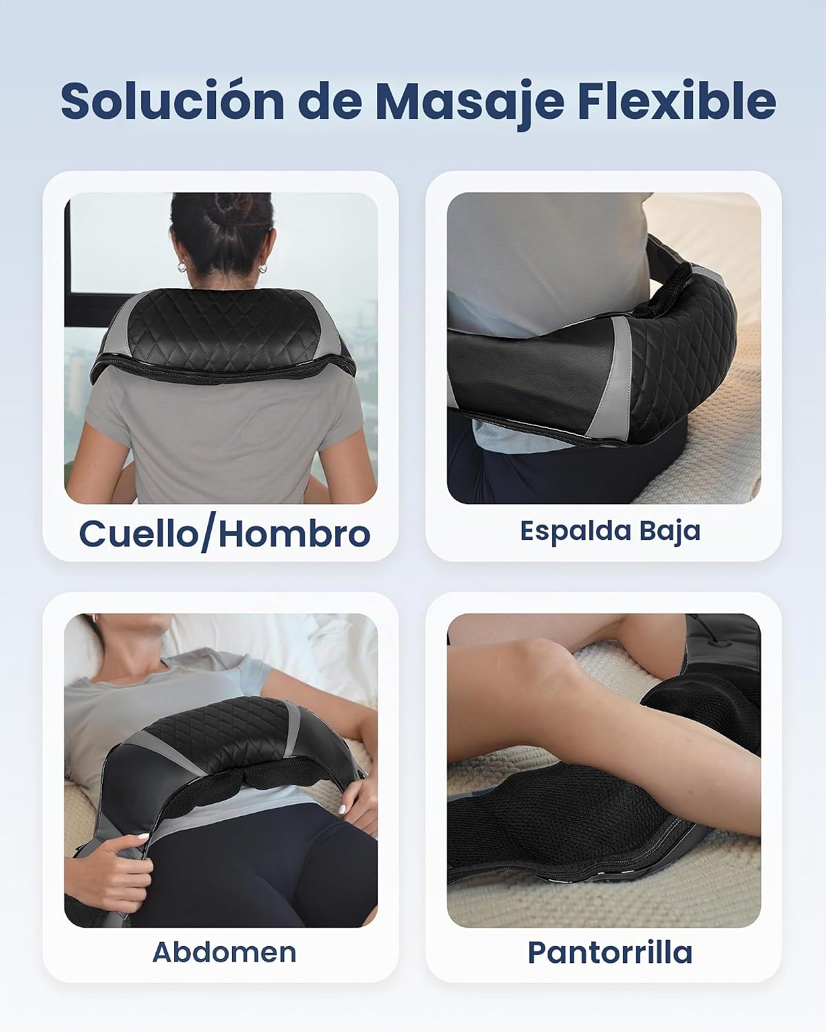 COMFIER Masajeador inalámbrico de cuello y hombros 2026 con calor |...