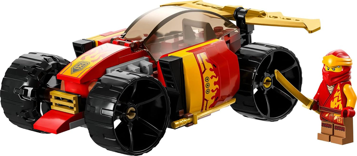 LEGO NINJAGO Kai's Ninja Race Car EVO, juego de juguetes de con...