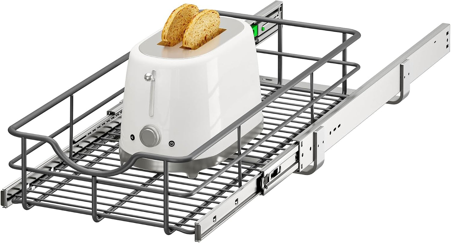 Sylunawyn Estantes extraíbles, 11 pulgadas de ancho x 22 pulgadas d...