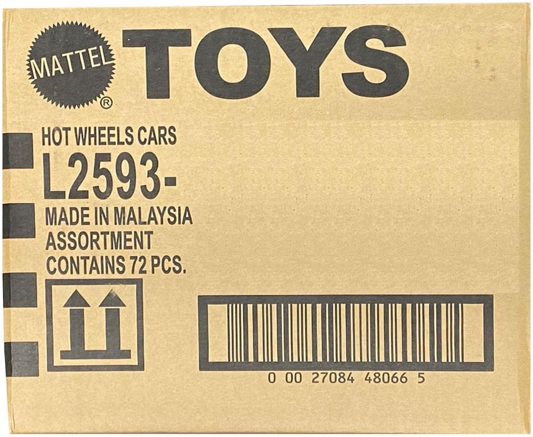 Mattel Hot Wheels caja con 72 autos de juguete fundidos a presión b...