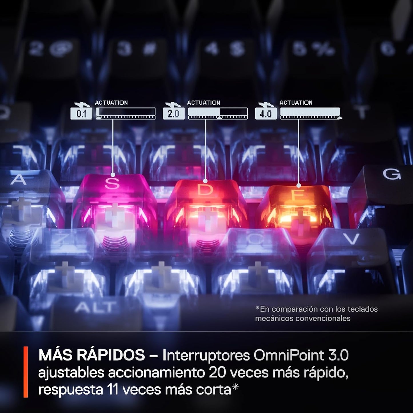 SteelSeries Interruptores hipermagnéticos Apex Pro Gen 3 OmniPoint...