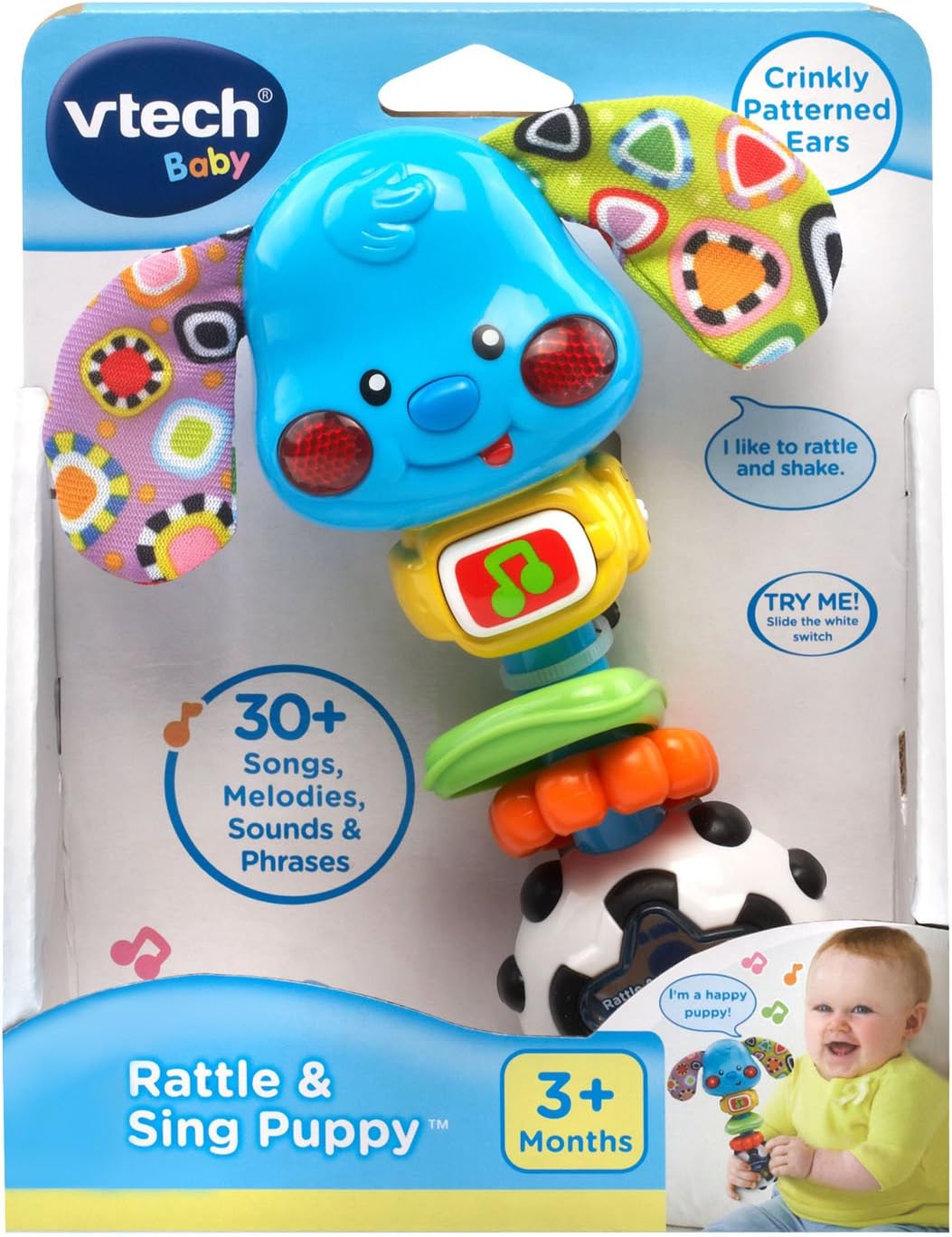 Cachorro sonajero para bebés que canta, de VTech