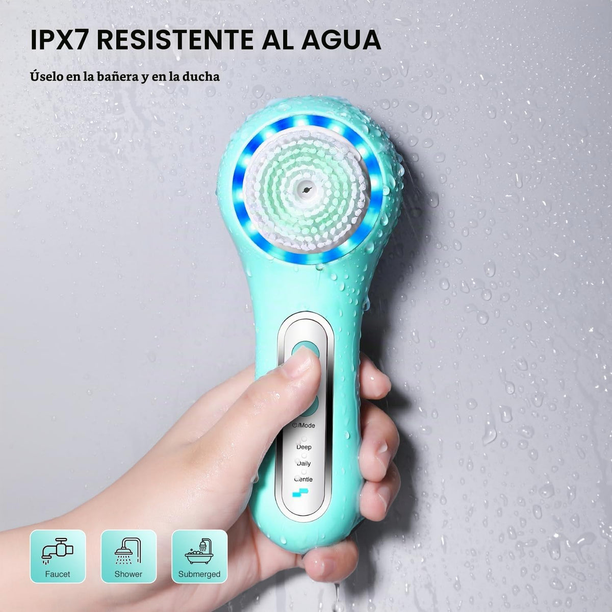 UMICKOO Exfoliante facial, cepillo de limpieza facial recargable co...