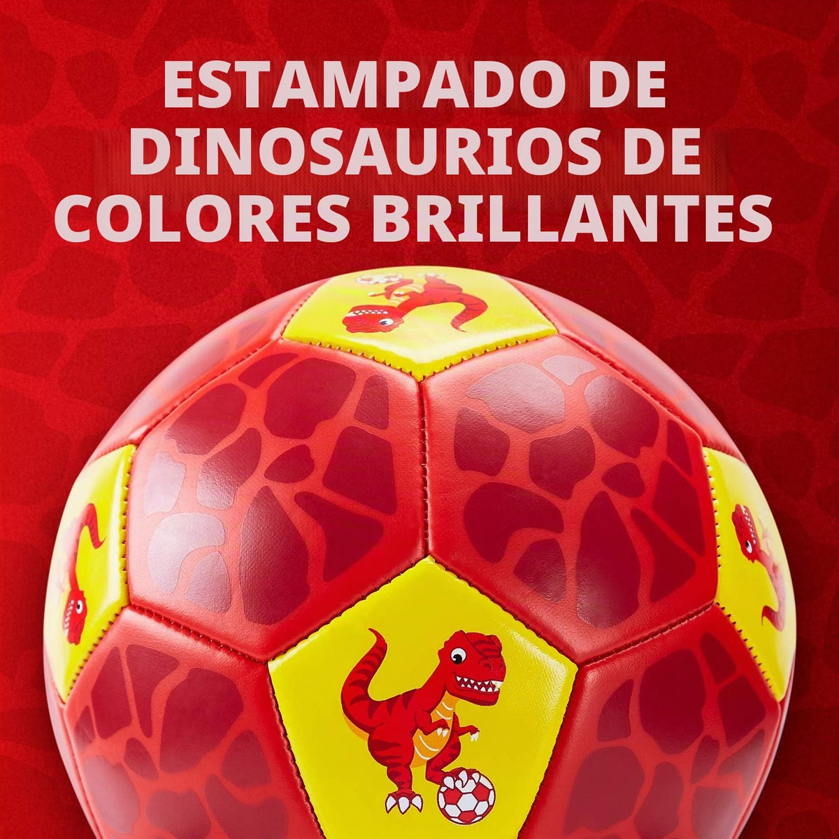 hahaland Balón de fútbol tamaño 3 para niños con bolsa de malla de...