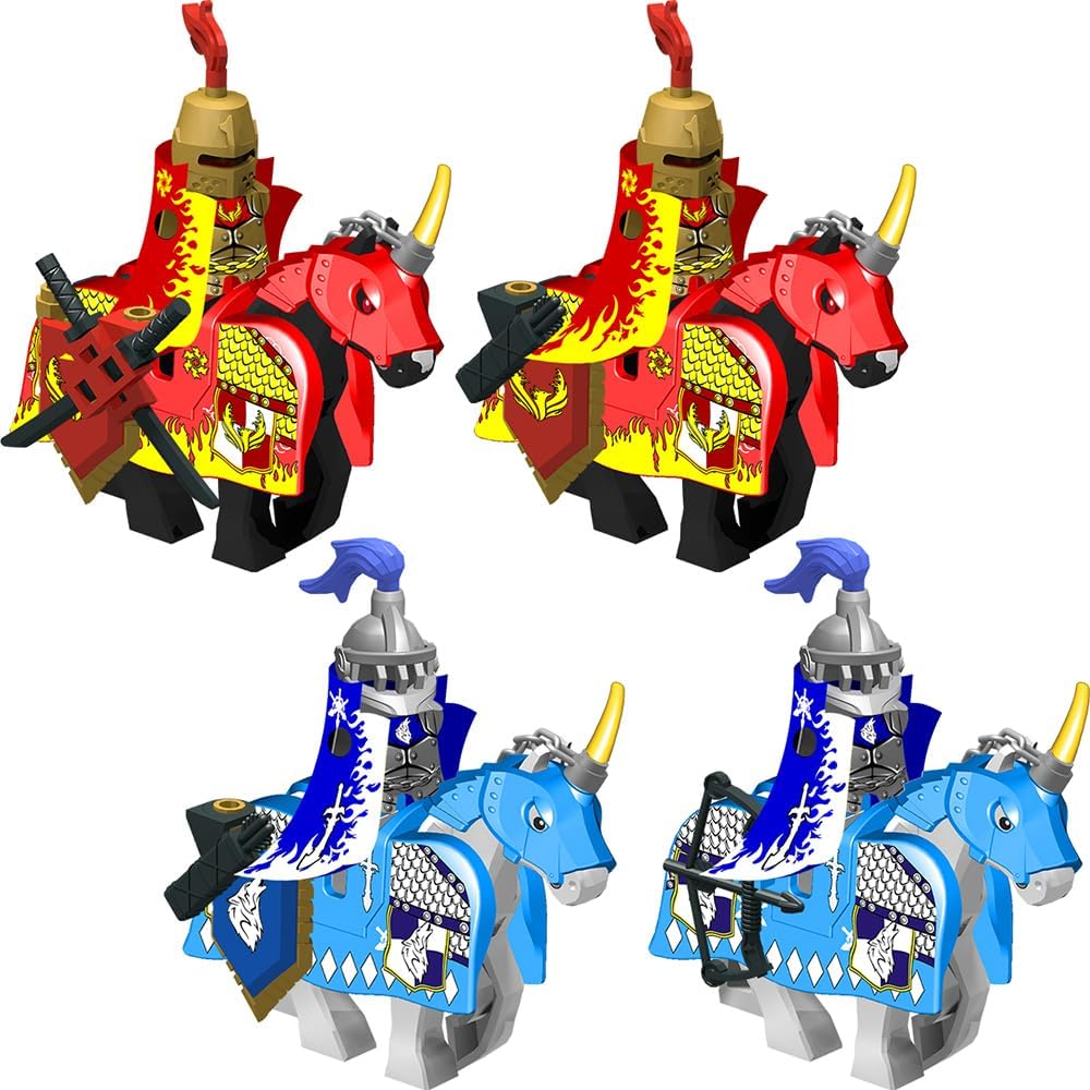 Nicolababe Paquete de Armas para Accesorios de Minifiguras Kit de A...
