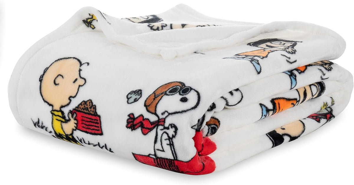 Manta de Sherpa de Snoopy de Berkshire Blanket® Peanuts® Cute Chara...