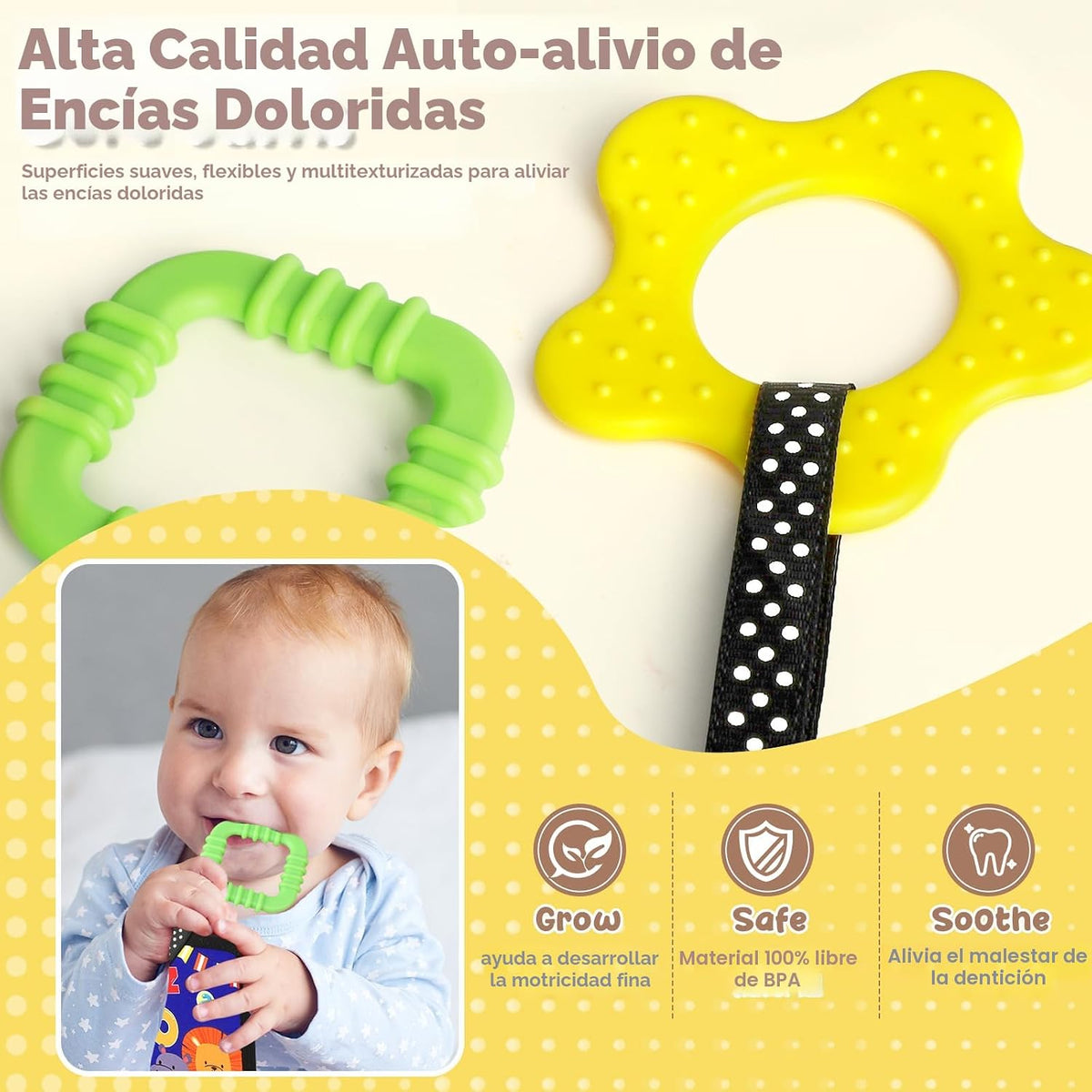 URMYWO Juego de Tiempo de Barriga - Juguetes de Alto Contraste en N...