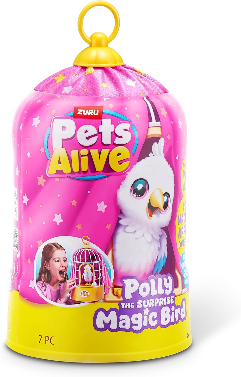 Pets Alive Polly El Pájaro Mágico de ZURU, Mascota Juguetónica Robo...