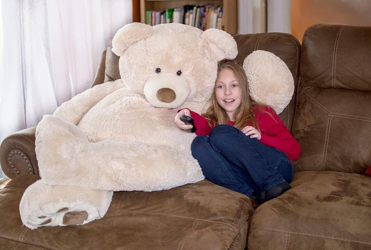 HollyHOME Oso de peluche gigante de 5 pies con huellas grandes, reg...