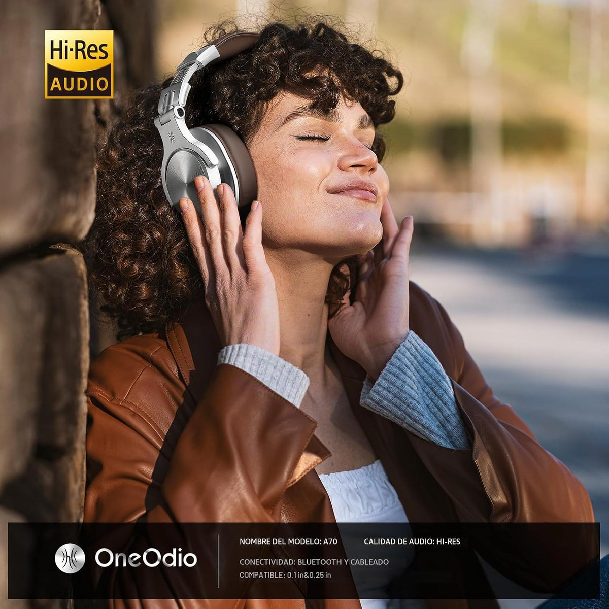 OneOdio A70 Auriculares Bluetooth para oído, auriculares inalámbric...