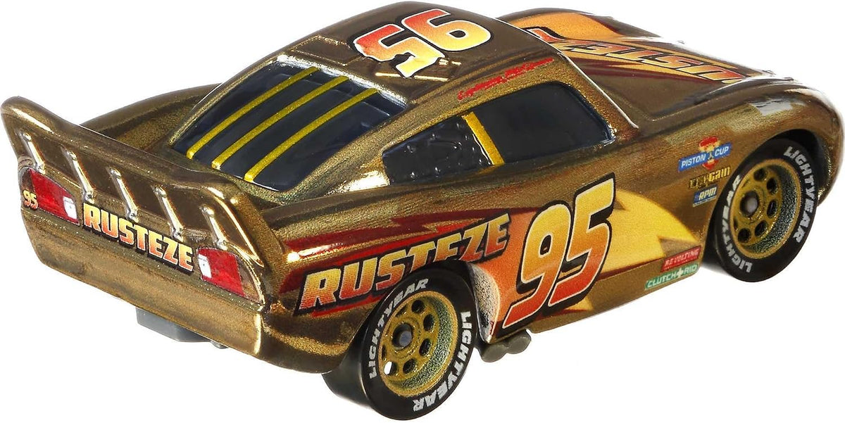 Disney Cars Golden Die-Cast Lightning McQueen - Personaje de pelícu...