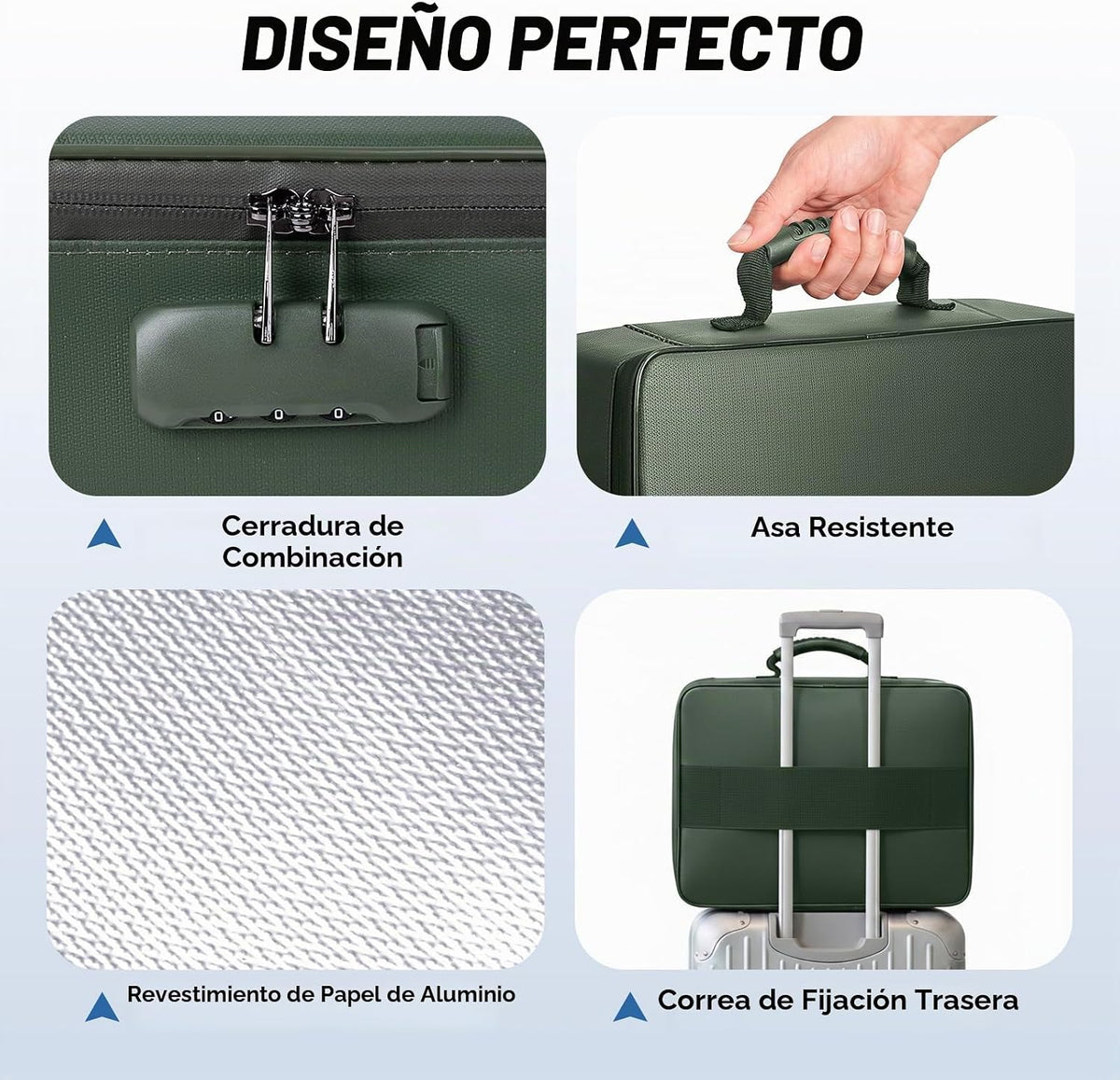 BALEINE - Caja de documentos ignífuga con cerradura, bolsa impermea...