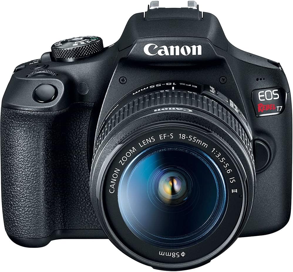 Canon EOS Rebel T7 Kit de cámara DSLR | Sensor APS-C de 24.1MP con...